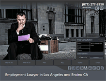Tablet Screenshot of fightwrongfultermination.com